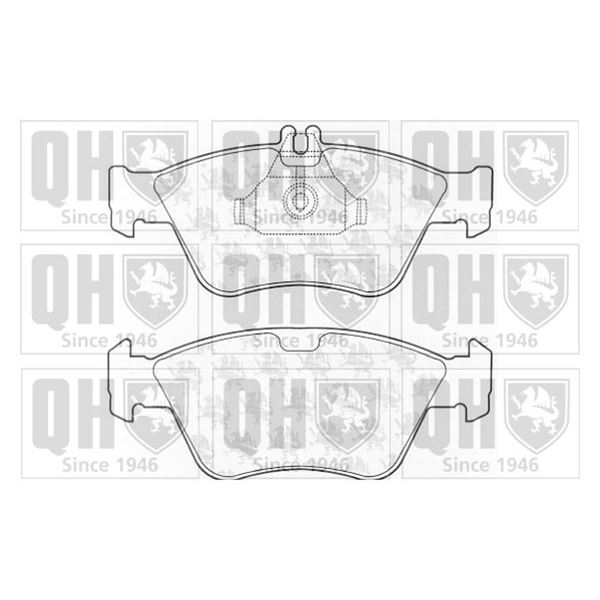 4 plaquettes de frein avant Quinton Hazell BP919