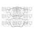 4 plaquettes de frein avant Quinton Hazell BP920
