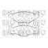 4 plaquettes de frein avant Quinton Hazell BP925