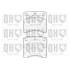 4 plaquettes de frein avant Quinton Hazell BP978