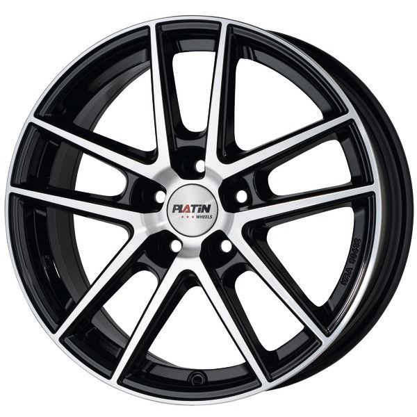 Jante aluminium Platin 17 pouces Noir Poli