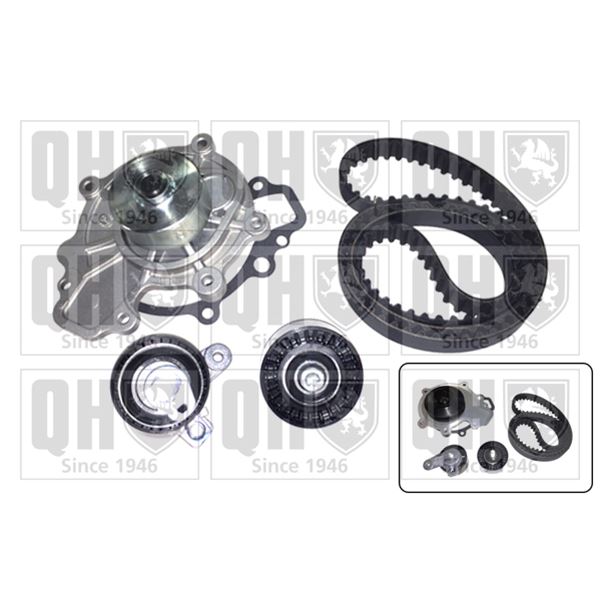 1 kit de distribution + 1 pompe à eau Quinton Hazell QBPK8760