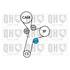 1 kit de distribution + 1 pompe à eau Quinton Hazell QBPK8760