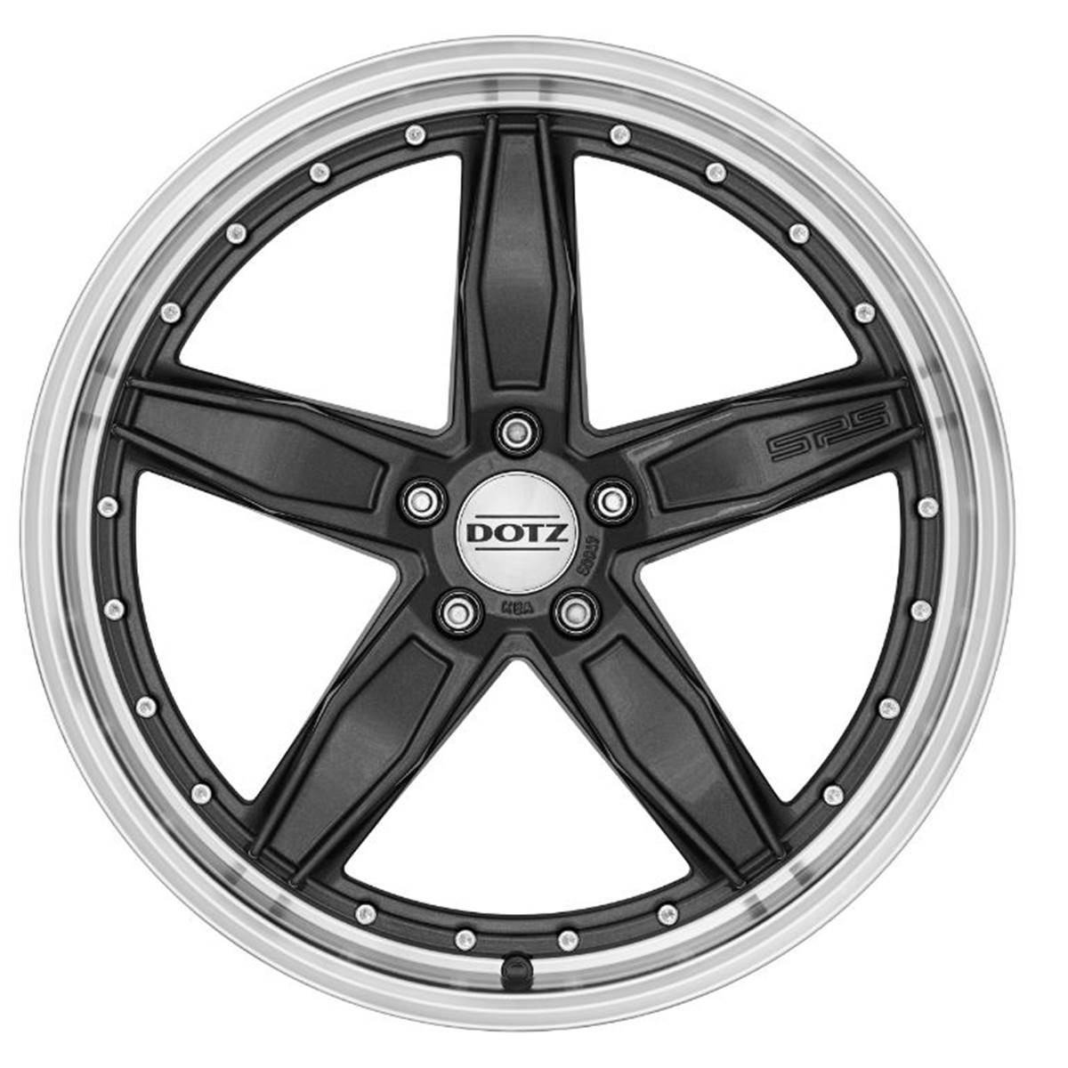 Jante Alu Dotz 20 Pouces Sp5 Dark Gunmetal / Bord Poli