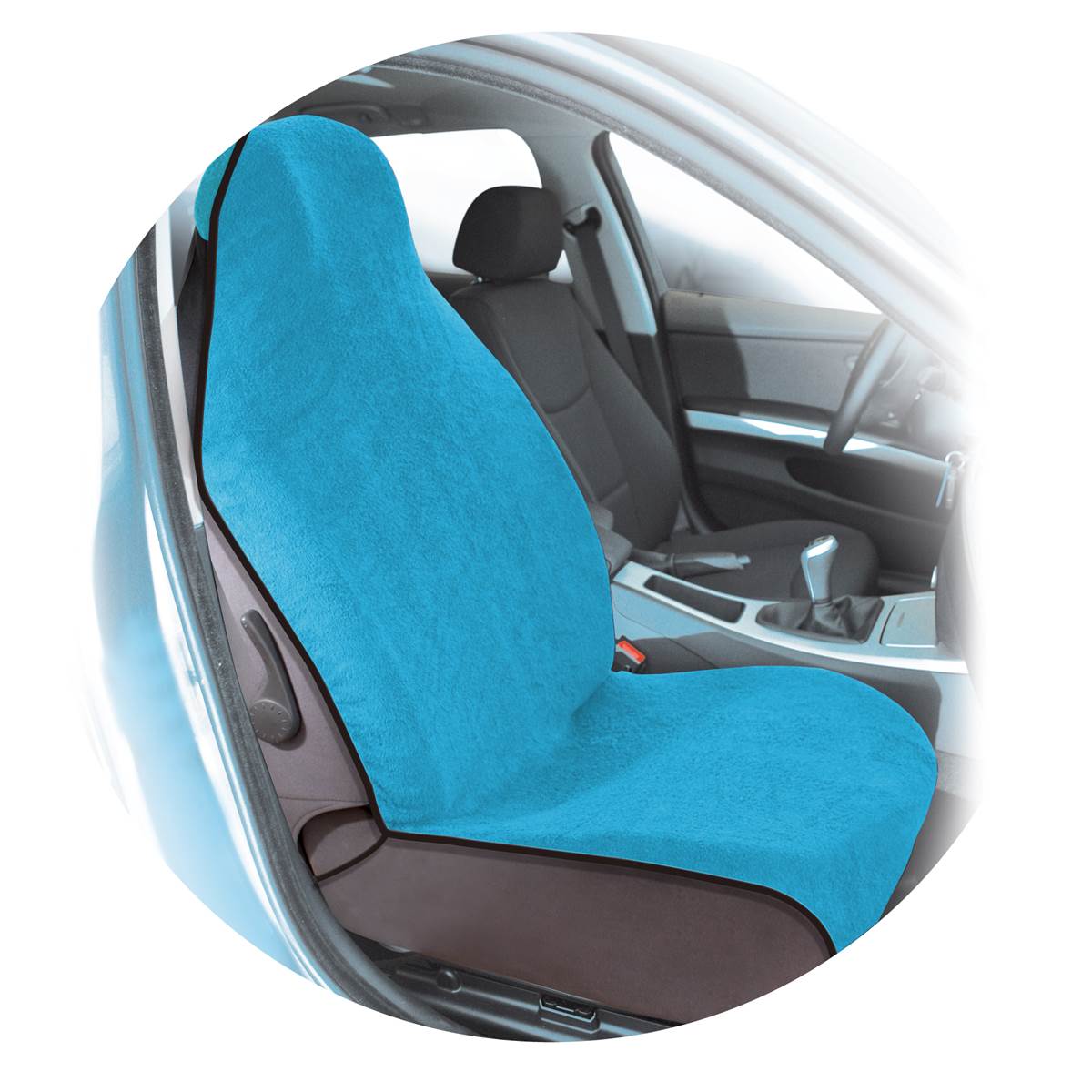 Couvre Siège Serviette Turquoise Gti Sodifac