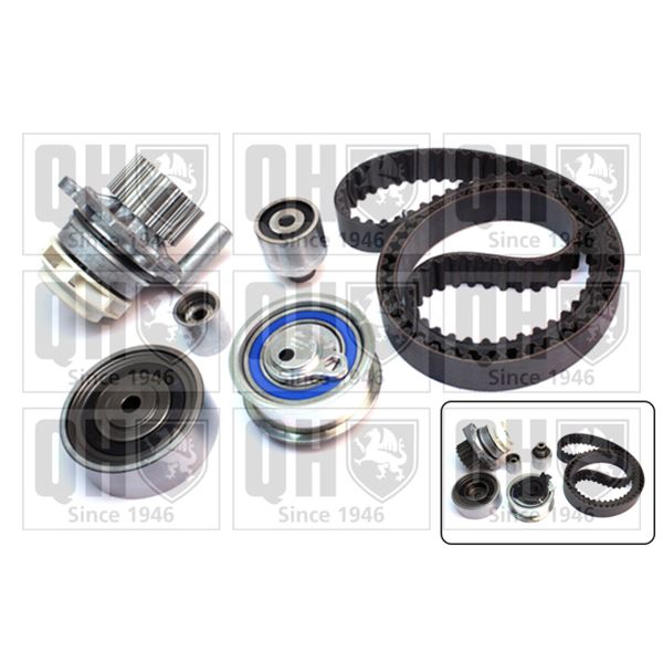 1 kit de distribution + 1 pompe à eau Quinton Hazell QBPK8701