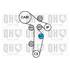 1 kit de distribution + 1 pompe à eau Quinton Hazell QBPK8701