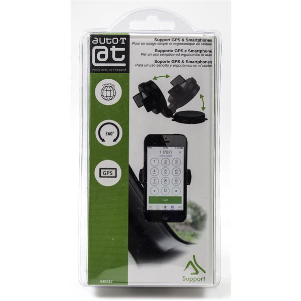 Support ventouse compact rotation 360° Auto-T