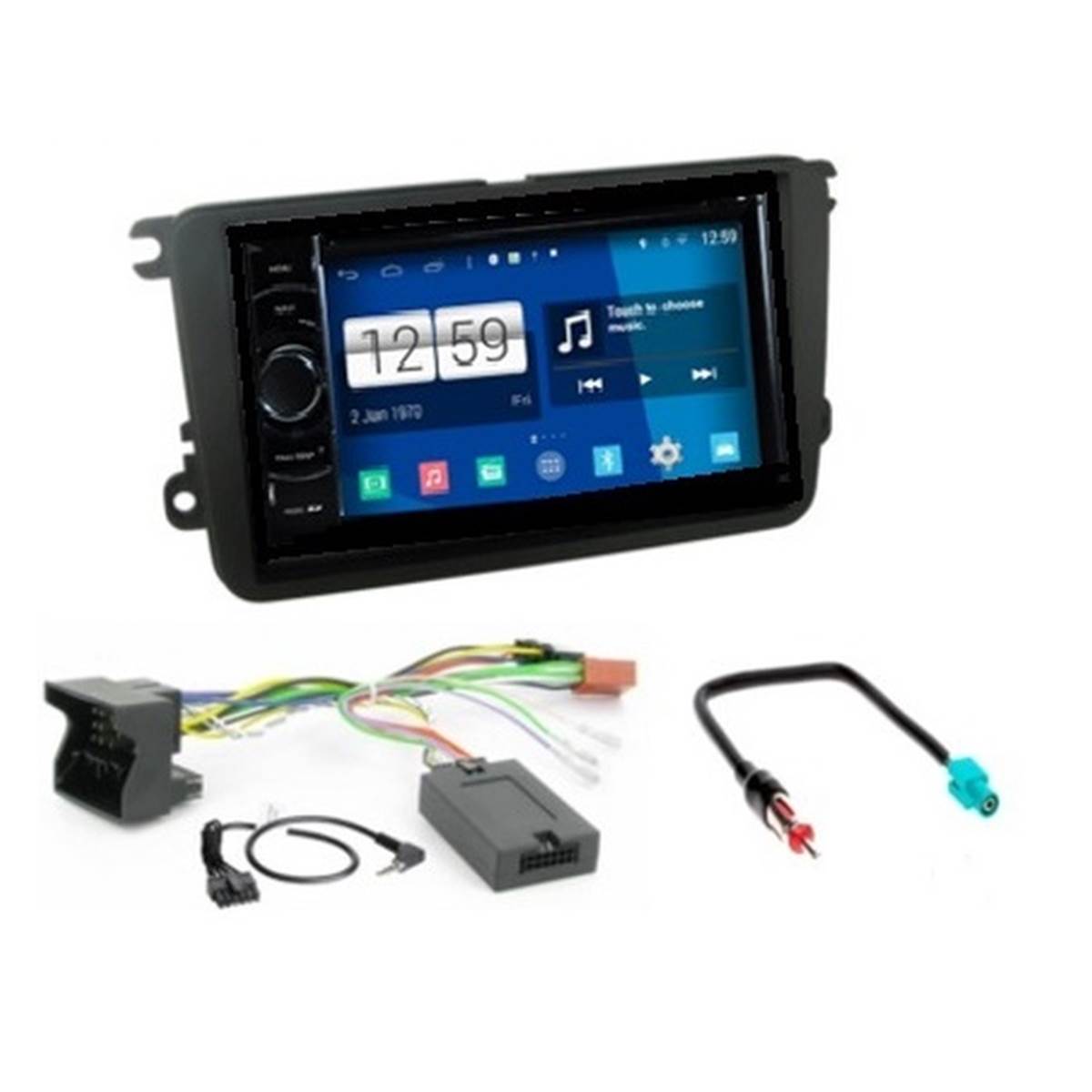 Autoradio Gps Android S160 + Pack Leon Noir