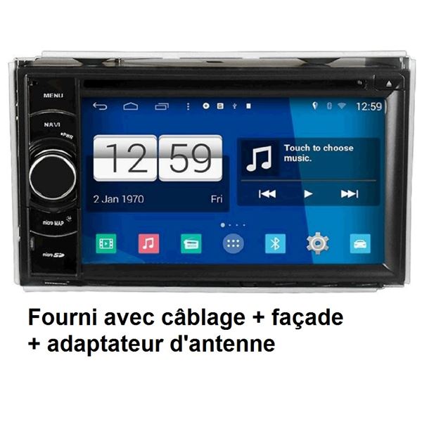 AUTORADIO GPS ANDROID S160 + PACK SWIFT PH2 NOIR