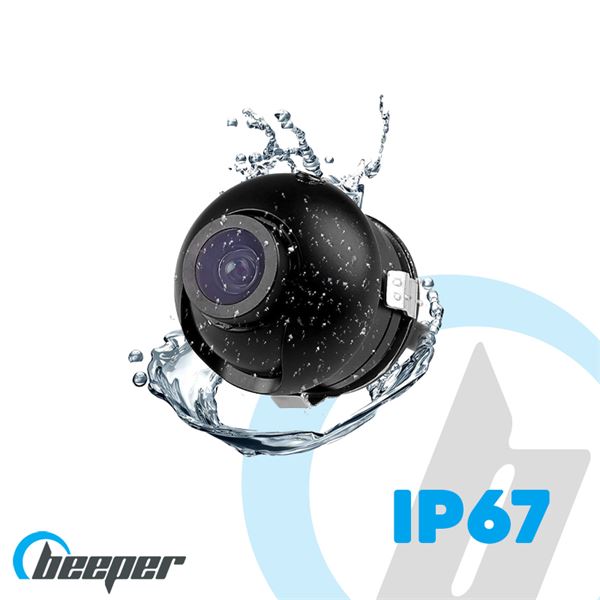 Caméra de recul + écran rétroviseur LCD Beeper RW043P