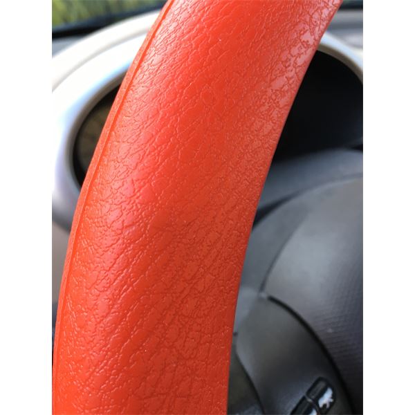 Kit couvre volant et coussins protège ceinture auto tuning RACING rouge