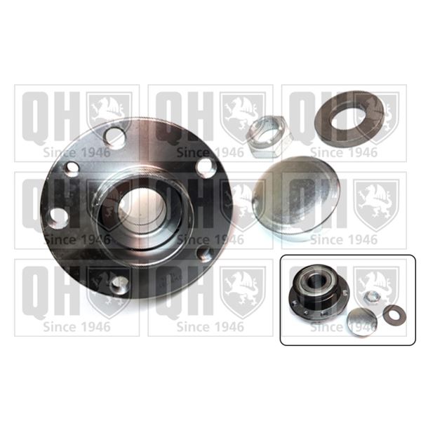 1 kit de roulement de roue arrière Quinton Hazell QWB1581