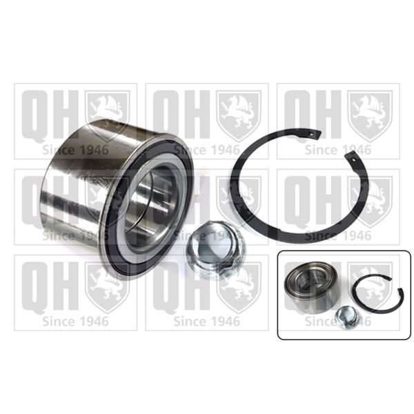 Kit Roulement De Roue QUINTON HAZELL QWB1253 – Diam. Int. 35mm, Ext. 68mm | Compatible Renault Trafic II, Opel Vivaro
