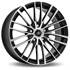 Jante aluminium Infiny 15 pouces Noir Brillant Face Polie Rider Light