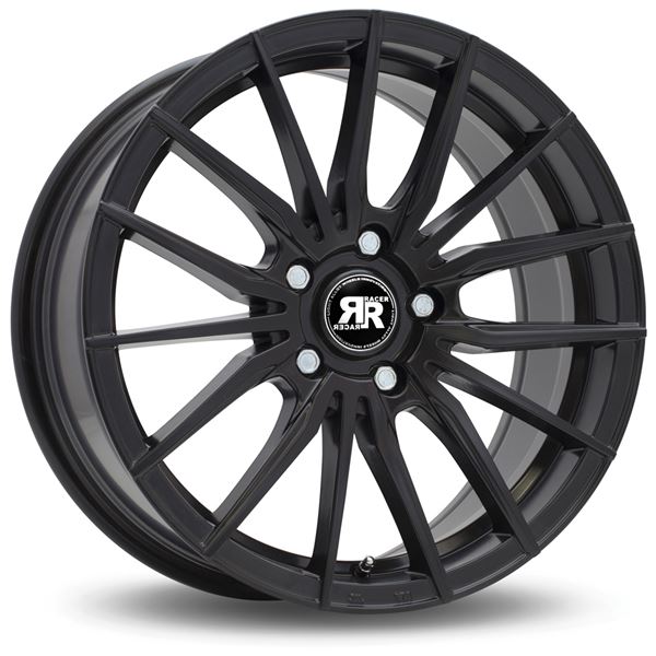 Jante aluminium Racer 17 pouces Noir Satin Schack