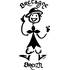 Adhésif Breton transparent noir x1
