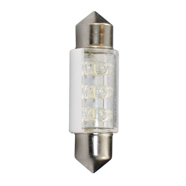 2 ampoules M-Tech LED 6000 K C5W 36mm - Feu Vert
