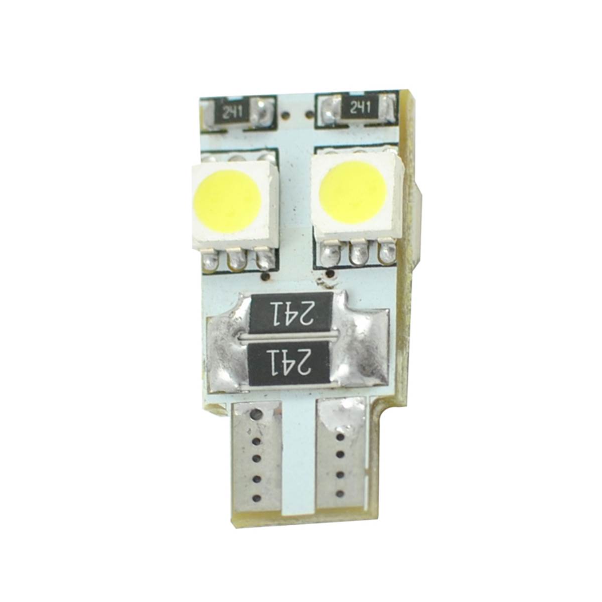 2 ampoules T10 avec 4 LED blanche