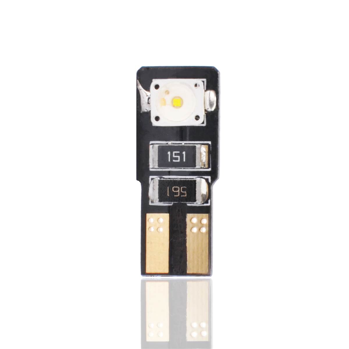 2 ampoules T10 avec 2 LED blanche