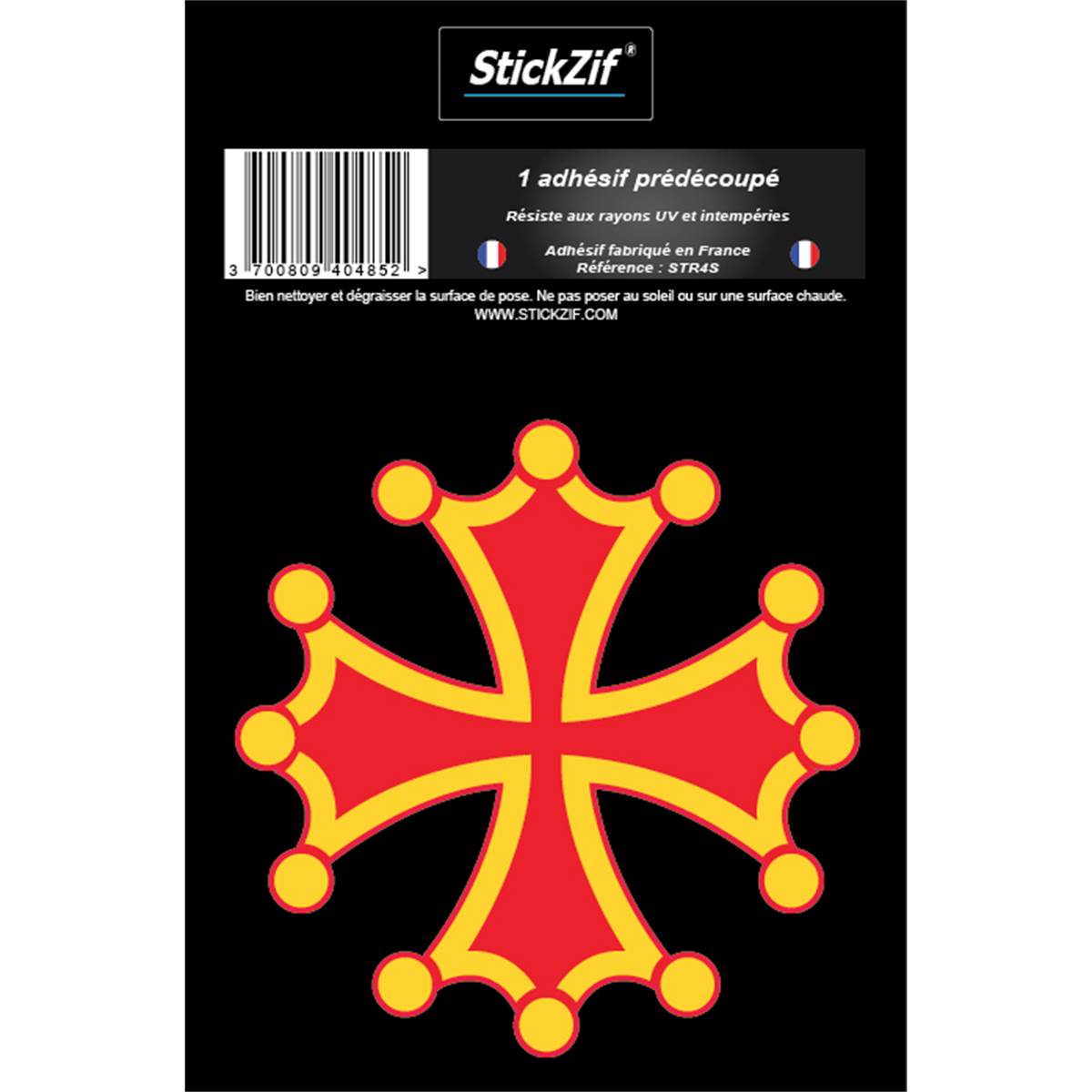 Adhésif Croix Occitane X1