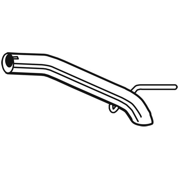 1 tube d'échappement arrière Walker 10708