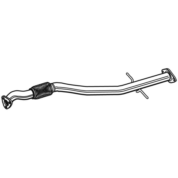 1 tube d'échappement avant Walker 10657