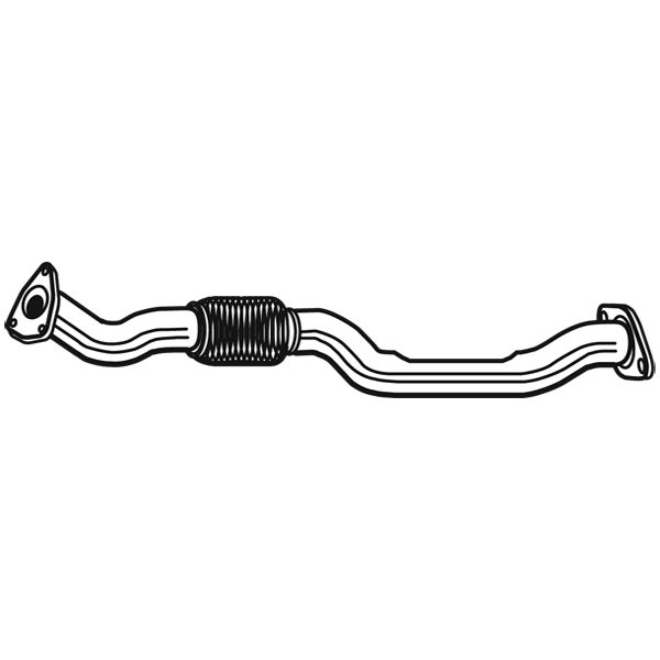 1 tube d'échappement avant Walker 10701
