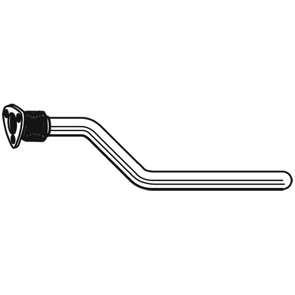 1 tube d'échappement avant Walker 10703