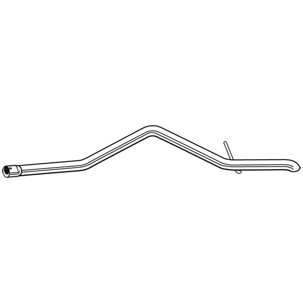 1 tube d'échappement Walker 10668