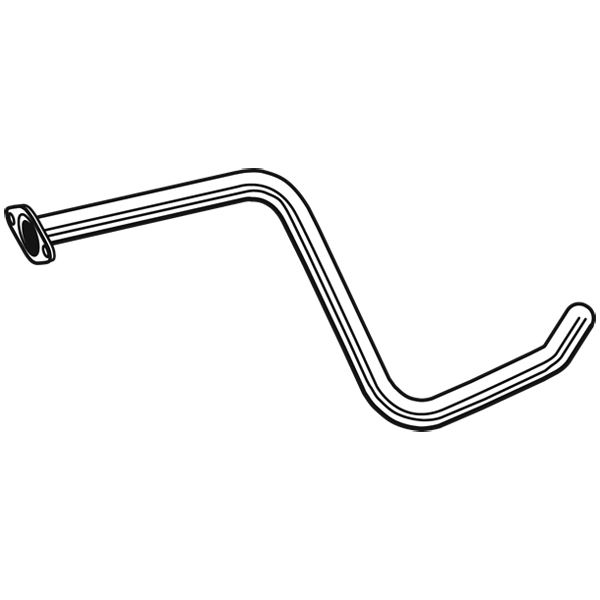 1 tube d'échappement intermédiaire Walker 10699