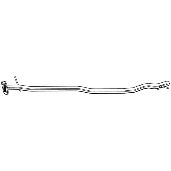 1 tube d'échappement intermédiaire Walker 10716