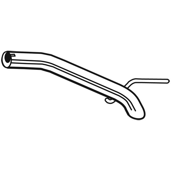 1 tube d'échappement intermédiaire Walker 10722