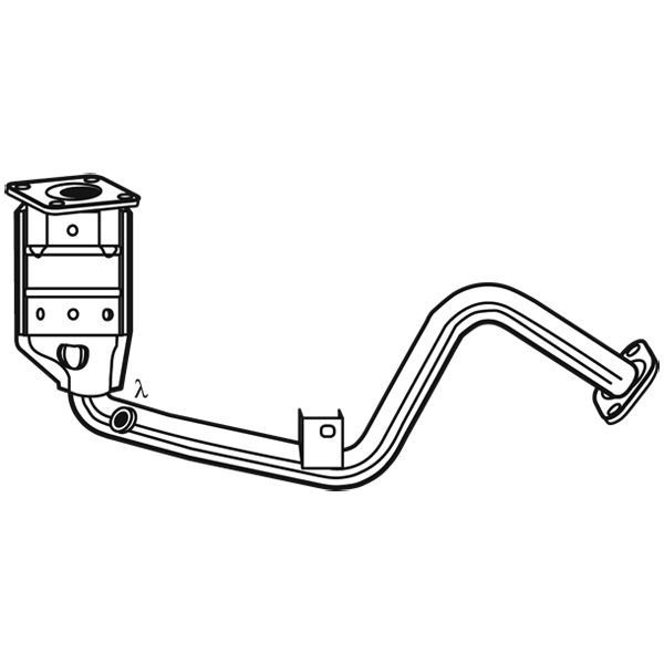 1 catalyseur Walker 28733