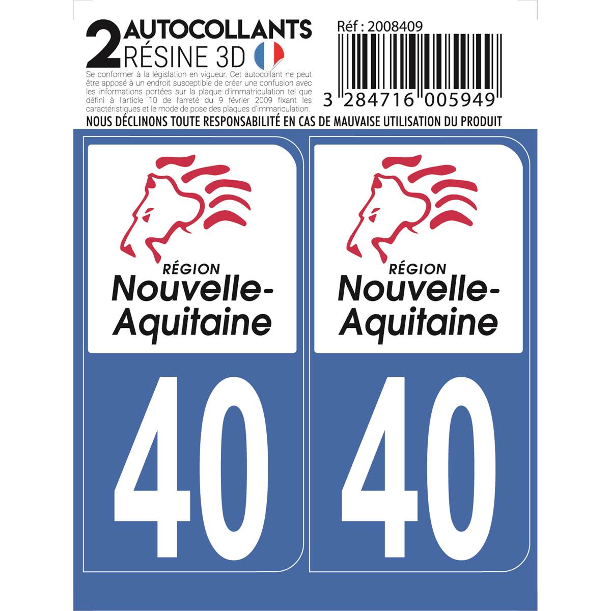 Departement 3d 40 Region Nouvelle Aquita