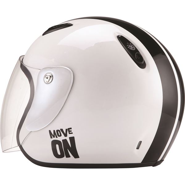 Casque moto Jet Move On blanc taille L KSK