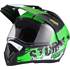 Casque moto cross Storm vert taille L EOLE