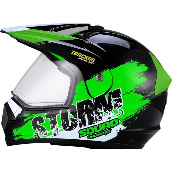 Casque moto cross Storm vert taille L EOLE