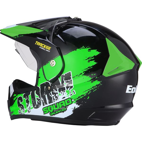 Casque moto cross Storm vert taille L EOLE