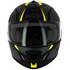 Casque moto scooter Intégral Graphic noir jaune MQS taille L