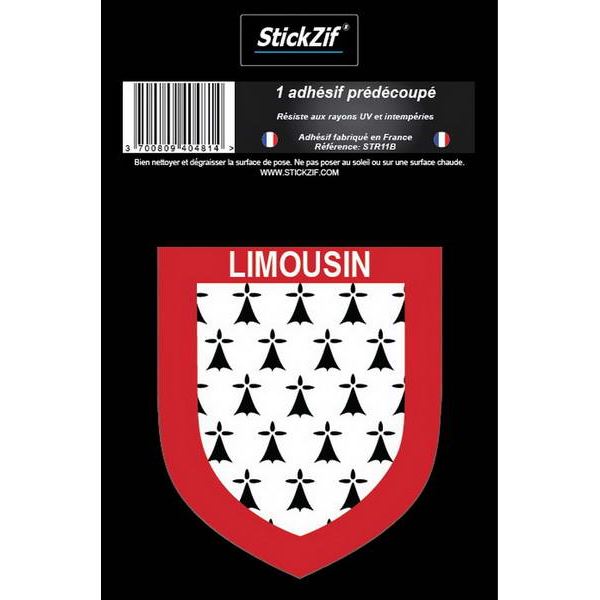 1 ADHÉSIF "RÉGION" BLASON LIMOUSIN