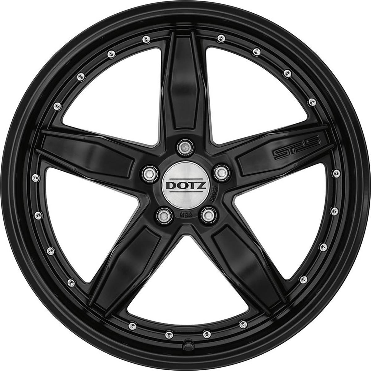 Jante Alu Dotz 18 Pouces Noir Mat