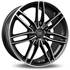 Jante alu Racer 16 pouces Noir Satin Face Polie