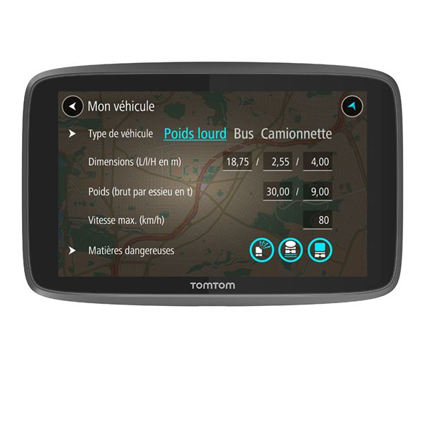 GPS POIDS LOURD TOMTOM GO PROFESSIONAL 620 - Feu Vert
