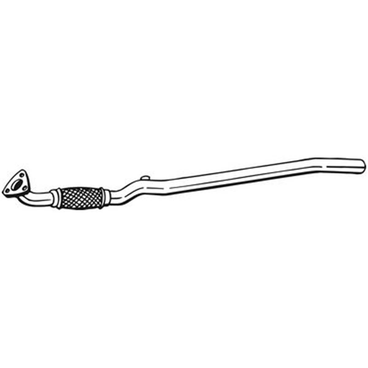 Tuyau D'échappement Avant Bosal 800223