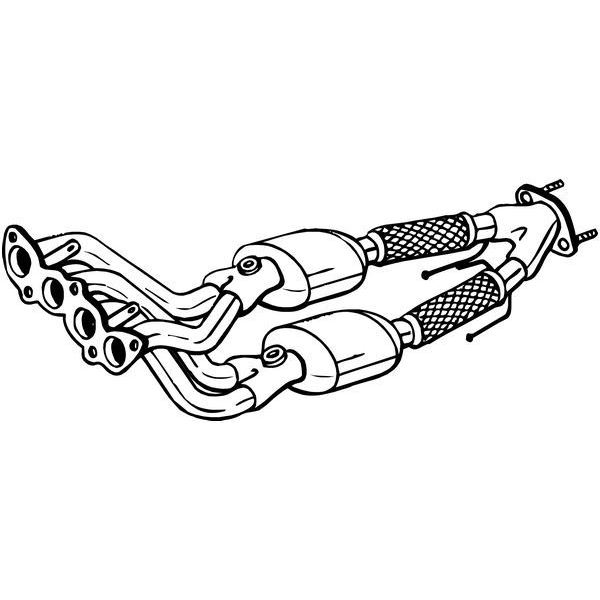 1 catalyseur Bosal 090633