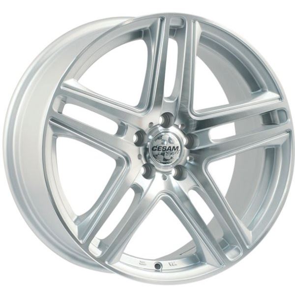 Jante aluminium Cesam 17 pouces Silver Poli
