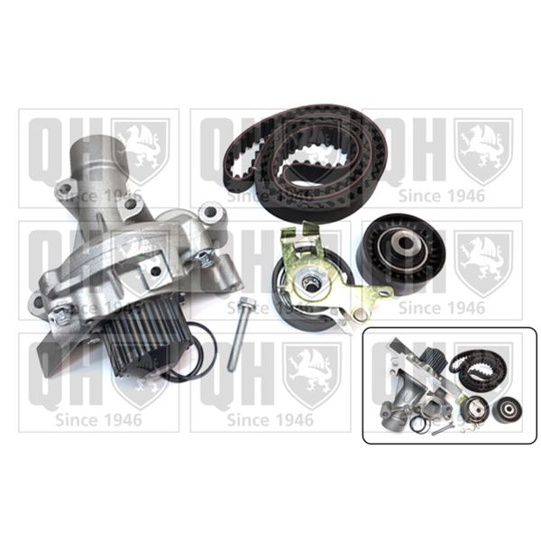 1 kit de distribution + 1 pompe à eau Quinton Hazell QBPK7050
