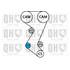 1 kit de distribution + 1 pompe à eau Quinton Hazell QBPK7050