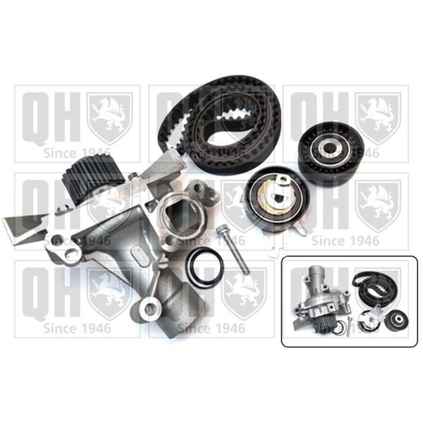 1 kit de distribution + 1 pompe à eau Quinton Hazell QBPK7500